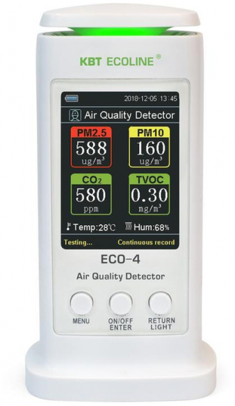 Фотография товара 'КВТ Анализатор воздуха ECO-4 ECOLINE 79141'