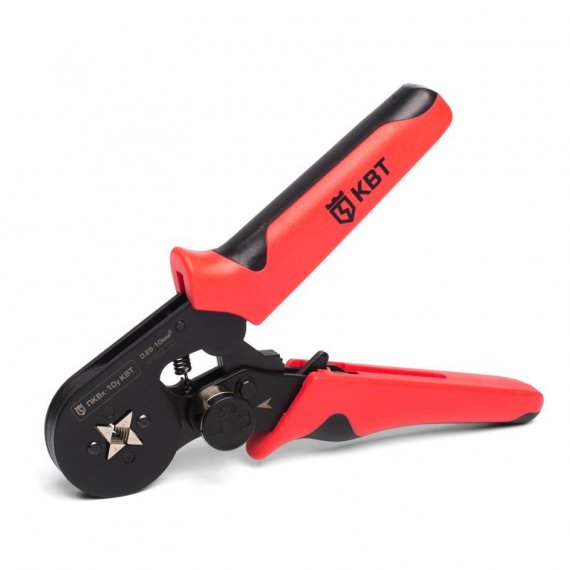 Фотография товара 'КВТ ПКВк-10у Пресс-клещи для опрессовки втулочных наконечников до 10 мм²'