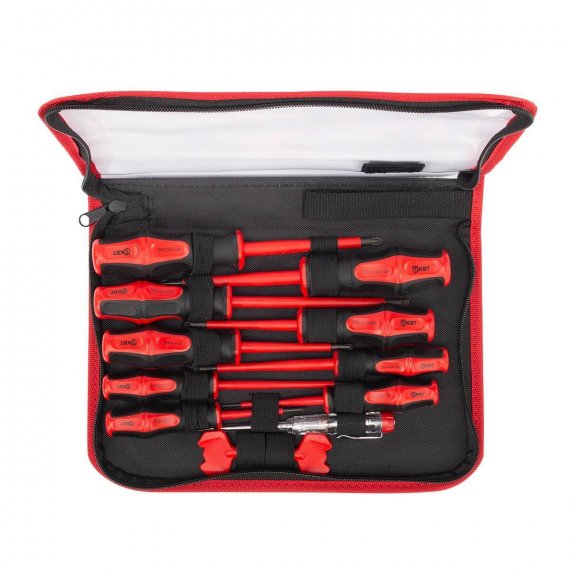 Фотография товара 'КВТ Набор диэлектрических отверток НИО-12 серия ПРОФИ, 103016'