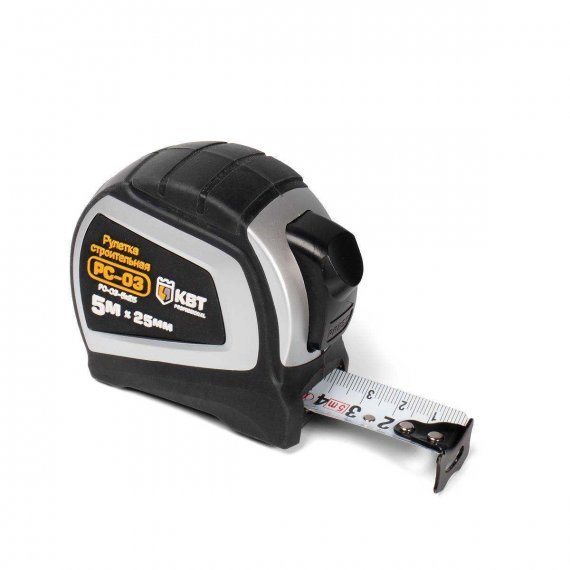 Фотография товара 'КВТ РС-03-5х25 Рулетка строительная 5 м'