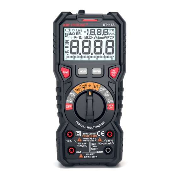 Фотография товара 'КВТ 79126 Мультиметр цифровой KT 118A серия PROLINE'
