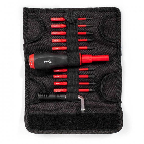 Фотография товара 'КВТ НИО-3309 Диэлектрическая динамометрическая отвертка slim VDE'