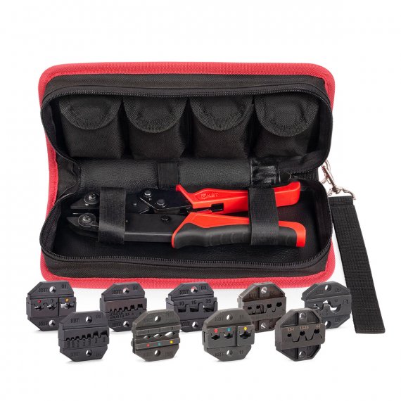 Фотография товара 'КВТ набор СТО+9 Пресс-клещи с 9 матрицами МПК для опрессовки'