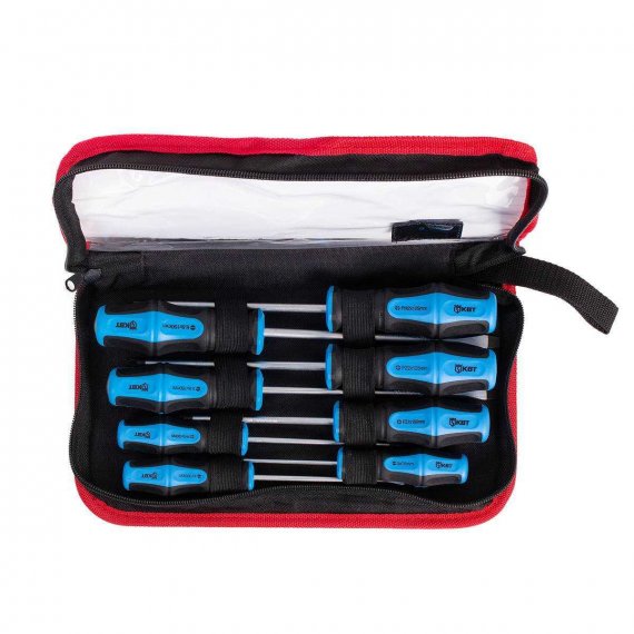 Фотография товара 'КВТ НО-08 Набор слесарных отверток'