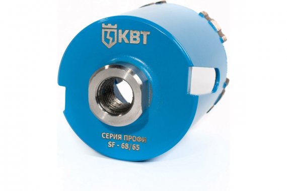 Фотография товара 'КВТ 85563 Сверло алмазное для подрозетников SF-68/65 серия ПРОФИ'