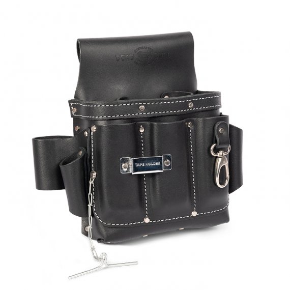 Фотография товара 'КВТ СК-9 Сумка поясная кожаная без ремня премиум-серия «DEAD BULL»'