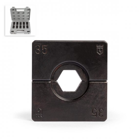 Фотография товара 'КВТ матрицы НМ-300 ТА Набор матриц для опрессовки алюминиевых и алюмомедных наконечников'