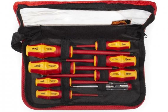 Фотография товара 'КВТ 87130 Набор диэлектрических отверток НИО-08-S серия ПРОФИ'