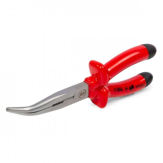 Фотография товара 'КВТ Длинногубцы изогнутые диэлектрические 200 мм серии ЭКСПЕРТ'