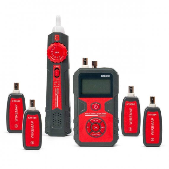 Фотография товара 'КВТ KT 858C PROLINE LAN-тестер кабельный с PoE'