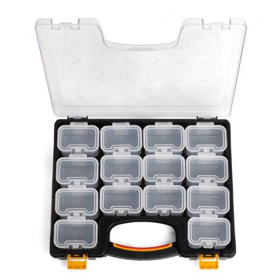 Фотография товара 'КВТ К-02 Кейс-органайзер с 14 сменными модулями, серия «ПРОФИ»'