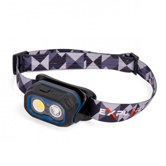 Фотография товара 'КВТ HL-6597 Фонарик налобный светодиодный со встроенным аккумулятором Серия EXPLORER'