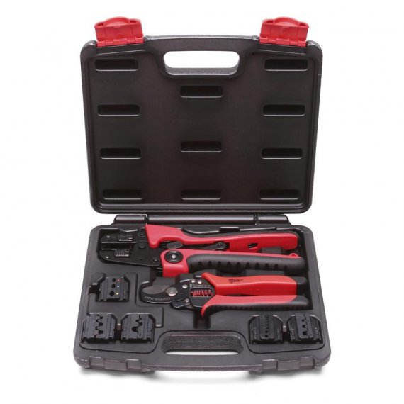 Фотография товара 'КВТ Пресс-клещи с набором матриц CTE 78316'