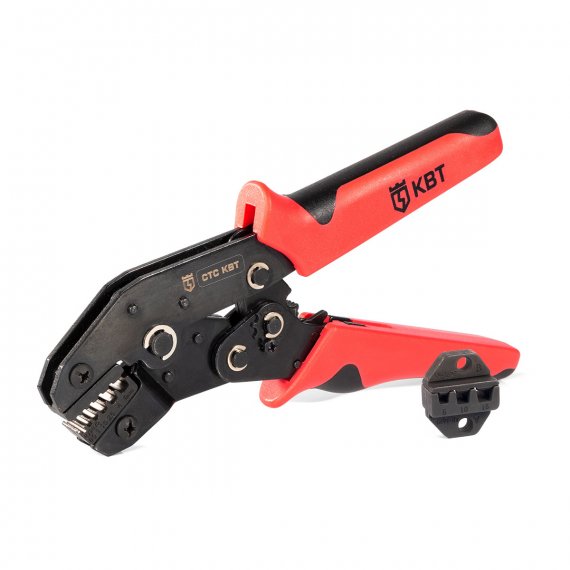 Фотография товара 'КВТ 85272 Пресс-клещи с набором матриц СТС-В серия ПРОФИ'