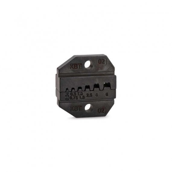 Фотография товара 'КВТ Номерные матрицы МПК-02 для опрессовки штыревых втулочных наконечников 69958'