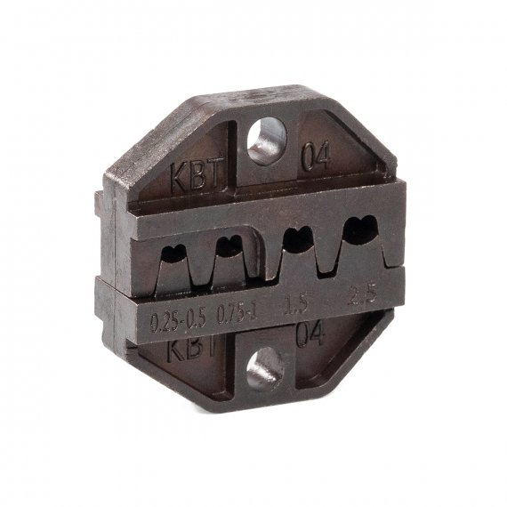 Фотография товара 'КВТ МПК-04 Матрицы для опрессовки наконечников и разъемов Серия ПРОФИ'