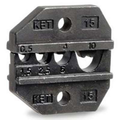 Фотография товара 'КВТ Номерные матрицы МПК-15 для опрессовки неизолированных медных наконечников и гильз 69967'