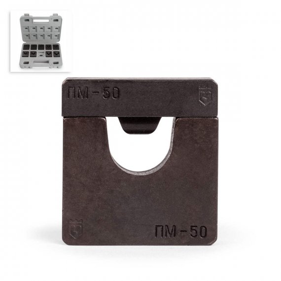 Фотография товара 'КВТ матрицы НМ-300 ПМ Набор матриц для опрессовки медных листовых наконечников'