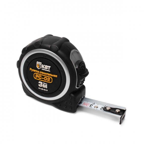 Фотография товара 'КВТ РС-02-3х16 Рулетка строительная 3 м'