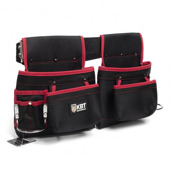 Фотография товара 'КВТ С-16 Сумка-пояс монтажника двойная, серия «ПРОФИ»'