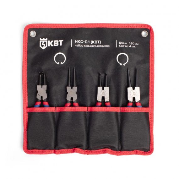 Фотография товара 'КВТ НКС-01 Набор съемников стопорных колец 160 мм'