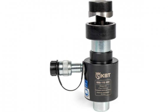 Фотография товара 'КВТ 85376 Пресс гидравлический для пробивки отверстий ППО-115 серия ПРОФИ'