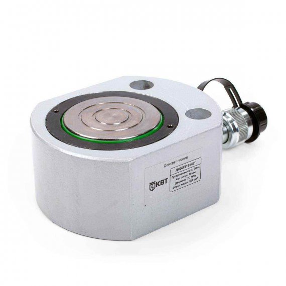 Фотография товара 'КВТ ДН-100-П Домкрат гидравлический низкий усилием 100 т Серия ПРОФИ'