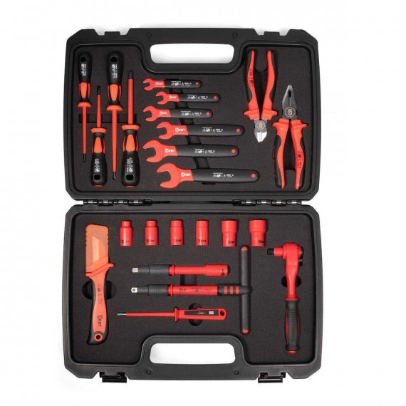 Фотография товара 'КВТ НИИ-11 Профессиональный набор диэлектрического ручного инструмента электрика'