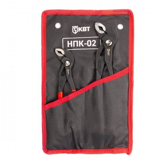 Фотография товара 'КВТ Набор переставных клещей НПК-02 серия ПРАКТИК, 92053'