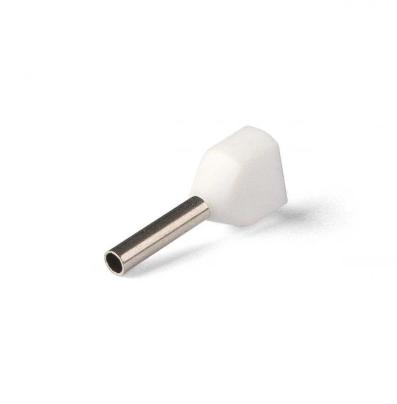 Фотография товара 'КВТ НШВИ(2) Наконечники штыревые втулочные изолированные двойные'