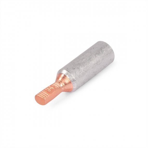 Фотография товара 'КВТ Наконечник кабельный штыревой алюмомедный НШАМ-П 35-13, 91879'
