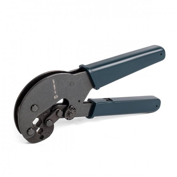 Фотография товара 'КВТ HT-106E Пресс-клещи для опрессовки F и BNC разъемов на коаксиальный кабель'