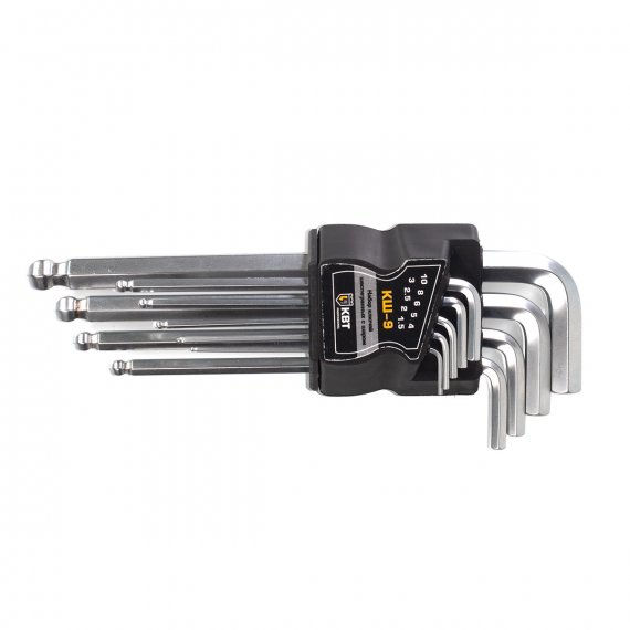 Фотография товара 'КВТ КШ-9 Набор шестигранных ключей с шаром'