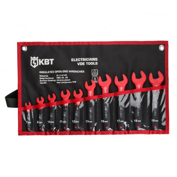 Фотография товара 'КВТ НИИ-10 Набор однорожковых диэлектрических ключей'