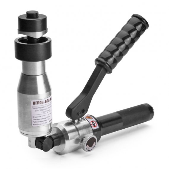 Фотография товара 'КВТ ПГРОп-60А Пресс гидравлический поворотный для пробивки отверстий'