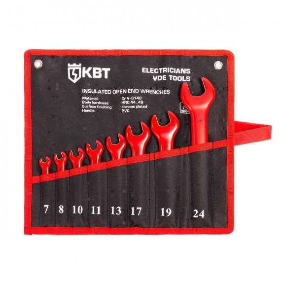 Фотография товара 'КВТ НИИ-24 Набор однорожковых диэлектрических ключей'