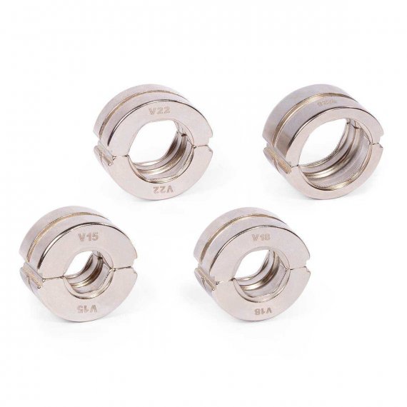 Фотография товара 'КВТ Набор матриц для опрессовки фитингов V (15-28) серия ПРОФИ, 89623'