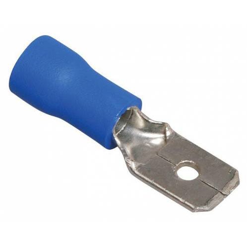 Фотография товара 'КВТ 85159 Разъем кабельный плоский изолированный «папа» РПИ-П 2.5-(4.8) серия ПРОФИ'