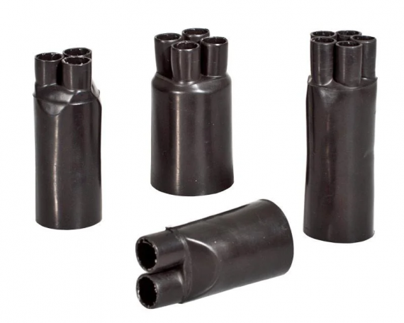 Фотография товара 'КВТ Термоусаживаемые мини-перчатки на напряжение до 1 кВ 4ТПИ нг-4/25 мини 81505'