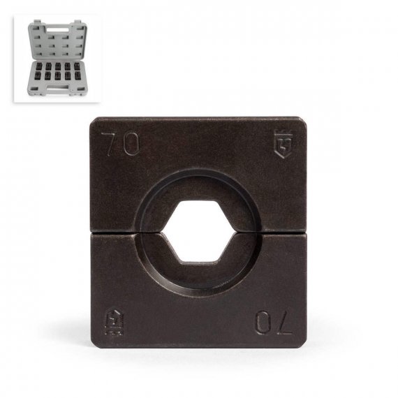 Фотография товара 'КВТ матрицы НМ-300 ТМЛс Набор матриц для опрессовки медных наконечников'