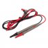 Фотография товара 'КВТ КТ 3006 PROLINE Комплект измерительных щупов 1200 мм, 18 AWG, Ø 4 мм'